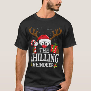 Christmas Matching The Chilling Reindeer Family T-Shirt