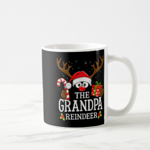 Christmas Matching The Grandpa Reindeer Family  Coffee Mug