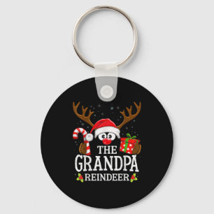 Christmas Matching The Grandpa Reindeer Family  Key Ring