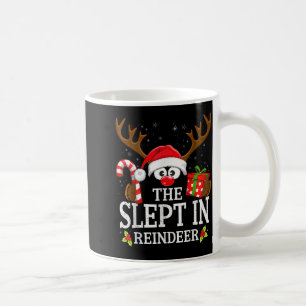 Christmas Matching The Slept In Reindeer Family Coffee Mug