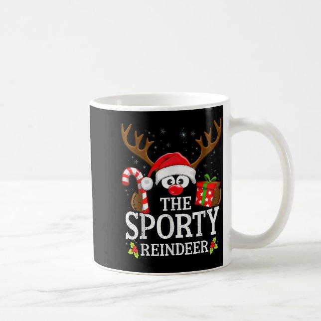 Christmas Matching The Srty Reindeer Family  Coffee Mug (Right)
