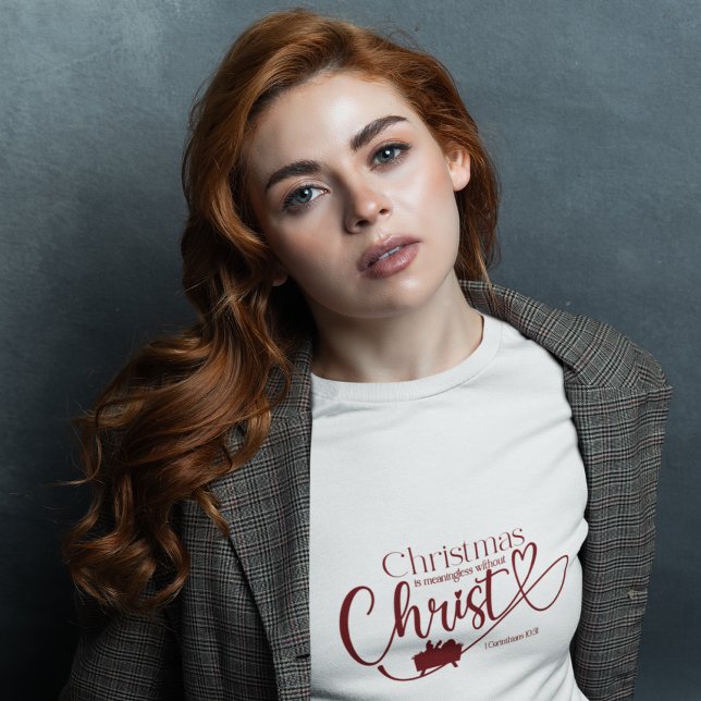 CHRISTMAS MEANINGLESS WITHOUT CHRIST Women's  T-Shirt (Creator Uploaded)