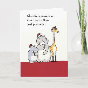 Christmas Means So Much More Than... Holiday Card