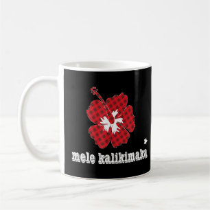 Christmas Mele Kalikimaka Hawaii Hibiscus Coffee Mug