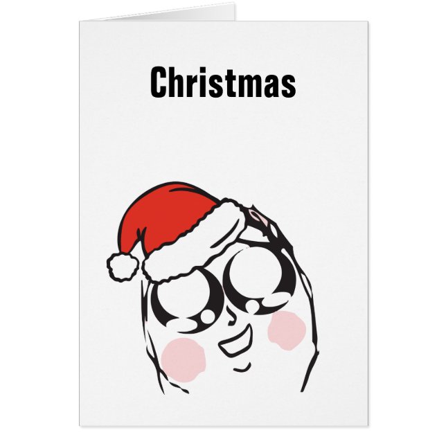 Christmas Meme Troll Le Me Anime Custom EDITABLE (Front)