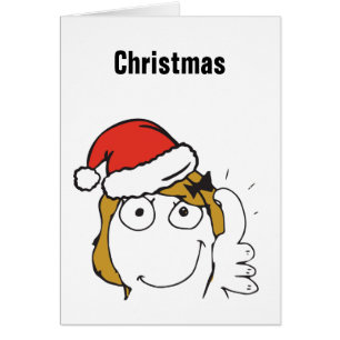 Christmas Meme Troll Le Me Blonde Custom EDITABLE