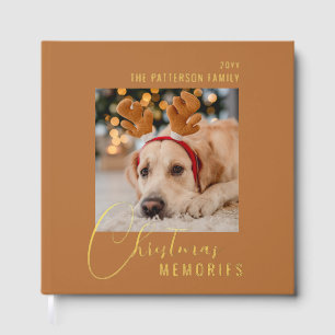 Christmas Memories Family Pet Photo Personalised Guest Book