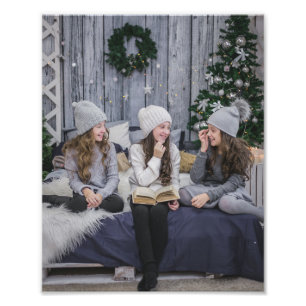 Christmas Memories Personalise Template 8 x 10 Pho Photo Print