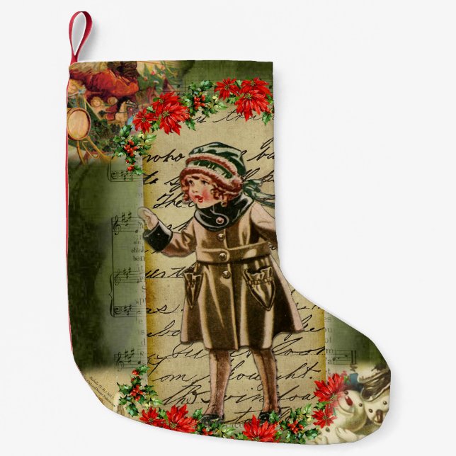 Christmas Memories Small Christmas Stocking (Front)
