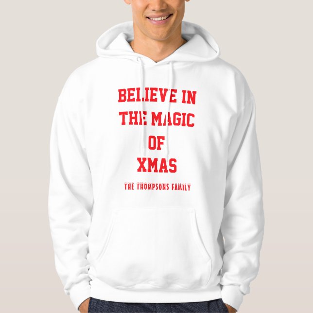 Christmas Men's Basic Hooded Sweatshirtcustomize Hoodie (Front)