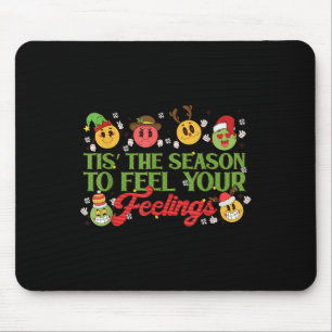 Christmas Mental Health Awareness Nurse Therapist Mouse Mat