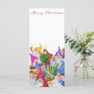 Christmas Menu Happy Gnomes Party