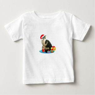 Christmas Merlin cat Baby T-Shirt