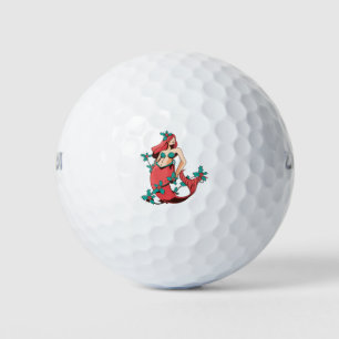 Christmas Mermaid Golf Balls