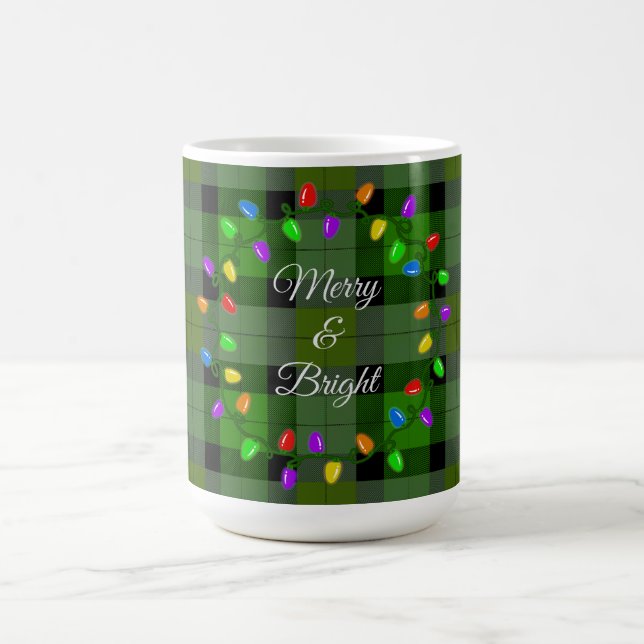 Christmas Merry And Bright Lights  Coffee Mug (Center)