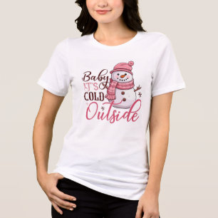 christmas,merry and bright,merry,modern,retro typo Tri-Blend shirt