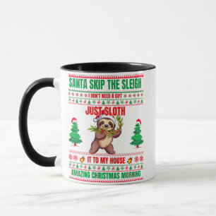 Christmas Merry Christmas For Gift Christmas Sloth Mug
