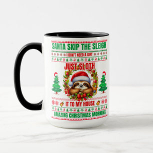 Christmas Merry Christmas For Gift Christmas Sloth Mug
