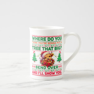 Christmas Merry Christmas For Gift Highland Cow Bone China Mug