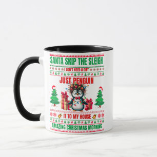 Christmas Merry Christmas For Gift Penguin Mug