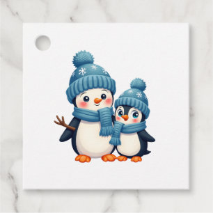 Christmas Merry Christmas For Gift Penguin Snowman Favour Tags