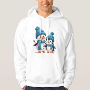 Christmas Merry Christmas For Gift Penguin Snowman Hoodie