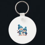 Christmas Merry Christmas For Gift Penguin Snowman Key Ring<br><div class="desc">Christmas Merry Christmas For Gift Penguin Snowman (1)</div>