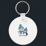 Christmas Merry Christmas For Gift Penguin Snowman Key Ring<br><div class="desc">Christmas Merry Christmas For Gift Penguin Snowman (2)</div>