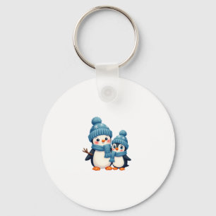 Christmas Merry Christmas For Gift Penguin Snowman Key Ring