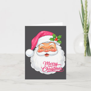Christmas Merry Christmas Santa Face Jolly Santa C Card