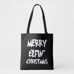 Christmas - Merry Elfin' Christmas Tote Bag