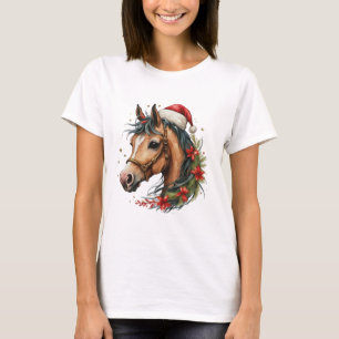 Christmas Merry Horsemas Christmas Horse  T-Shirt