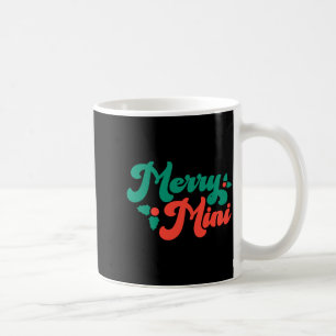 Christmas Merry Mini Cute Modern Tygraphy Script B Coffee Mug