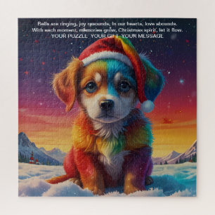 Christmas Message Joy Jigsaw Puzzle