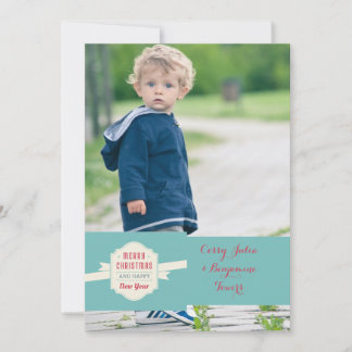 Christmas Message Photo Holiday Card