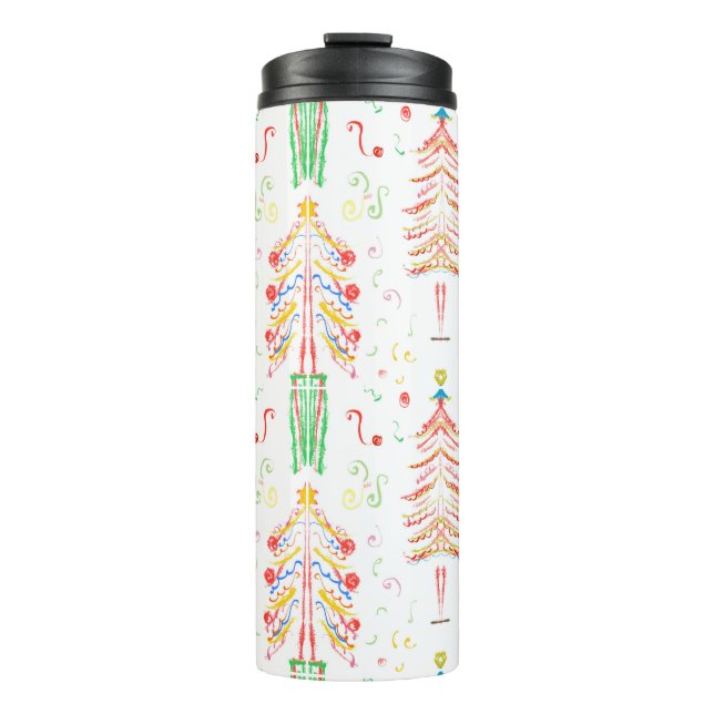 Christmas messy tree tumbler (Front)