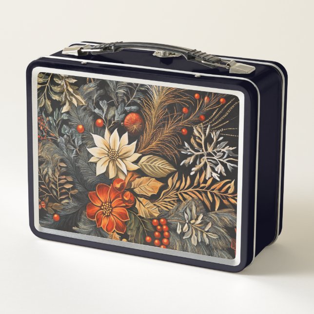 Christmas Metal Lunch Box (Back)