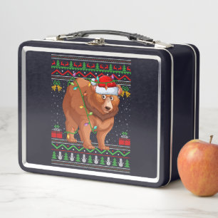 Christmas  metal lunch box