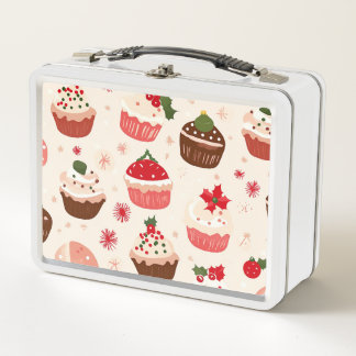 Christmas Metal Lunch Box