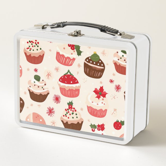 Christmas Metal Lunch Box (Front)