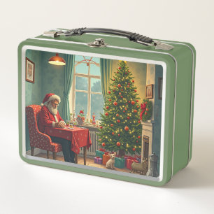 Christmas Metal Lunchbox