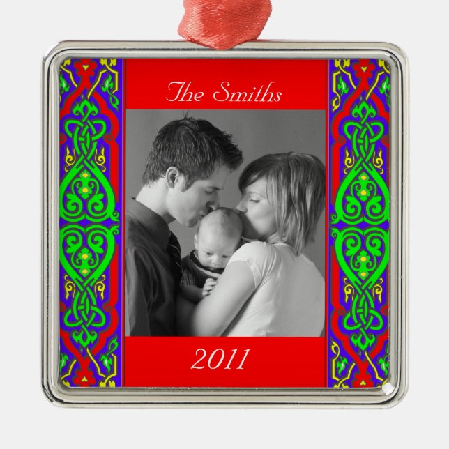 Christmas Metal Tree Decoration (Front)