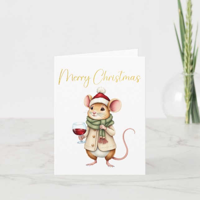 Christmas Mice Card (Front)