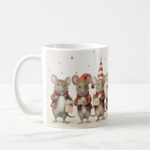 Christmas Mice Coffee Tea Mug