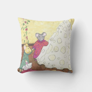 christmas mice pillow