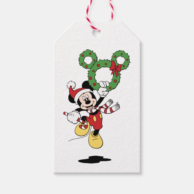 Christmas Mickey Mouse Gift Tags (Front)