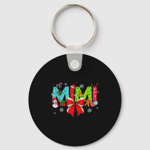 Christmas Mimi Coquette Bow Mimi Christmas Key Ring