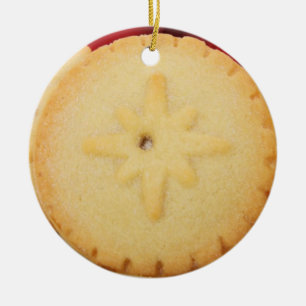 Christmas Mincemeat Pie One Sided Ornament