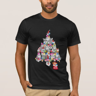 Christmas Miniature Schnauz Dog Puppy Cute T-Shirt