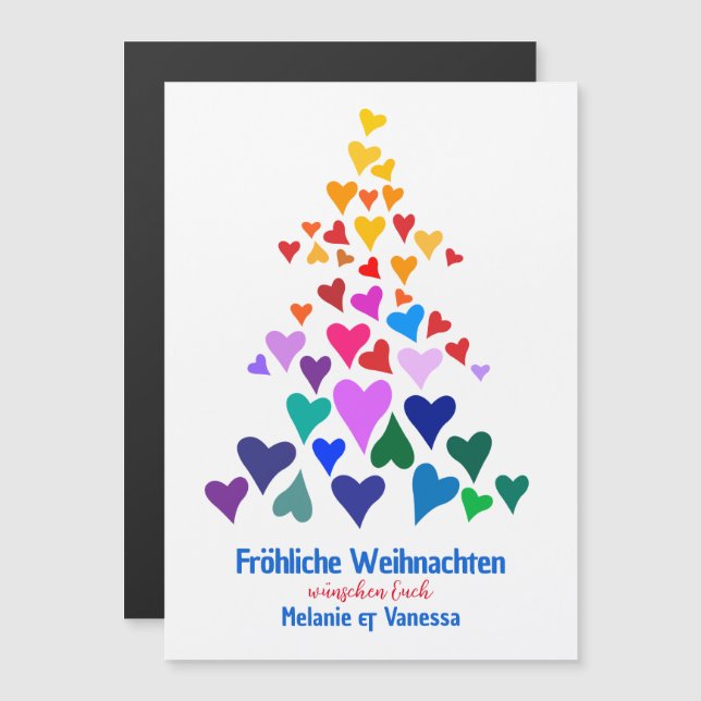 Christmas Minimal Magnetic Pride (Front/Back)